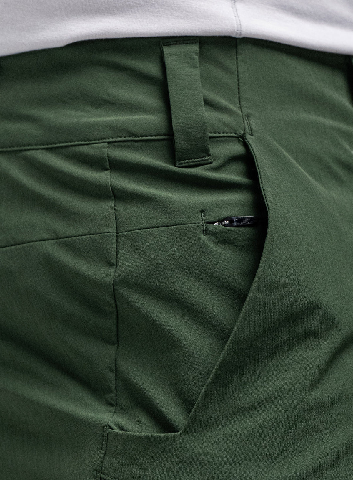 Concealed Zipped Pocket
