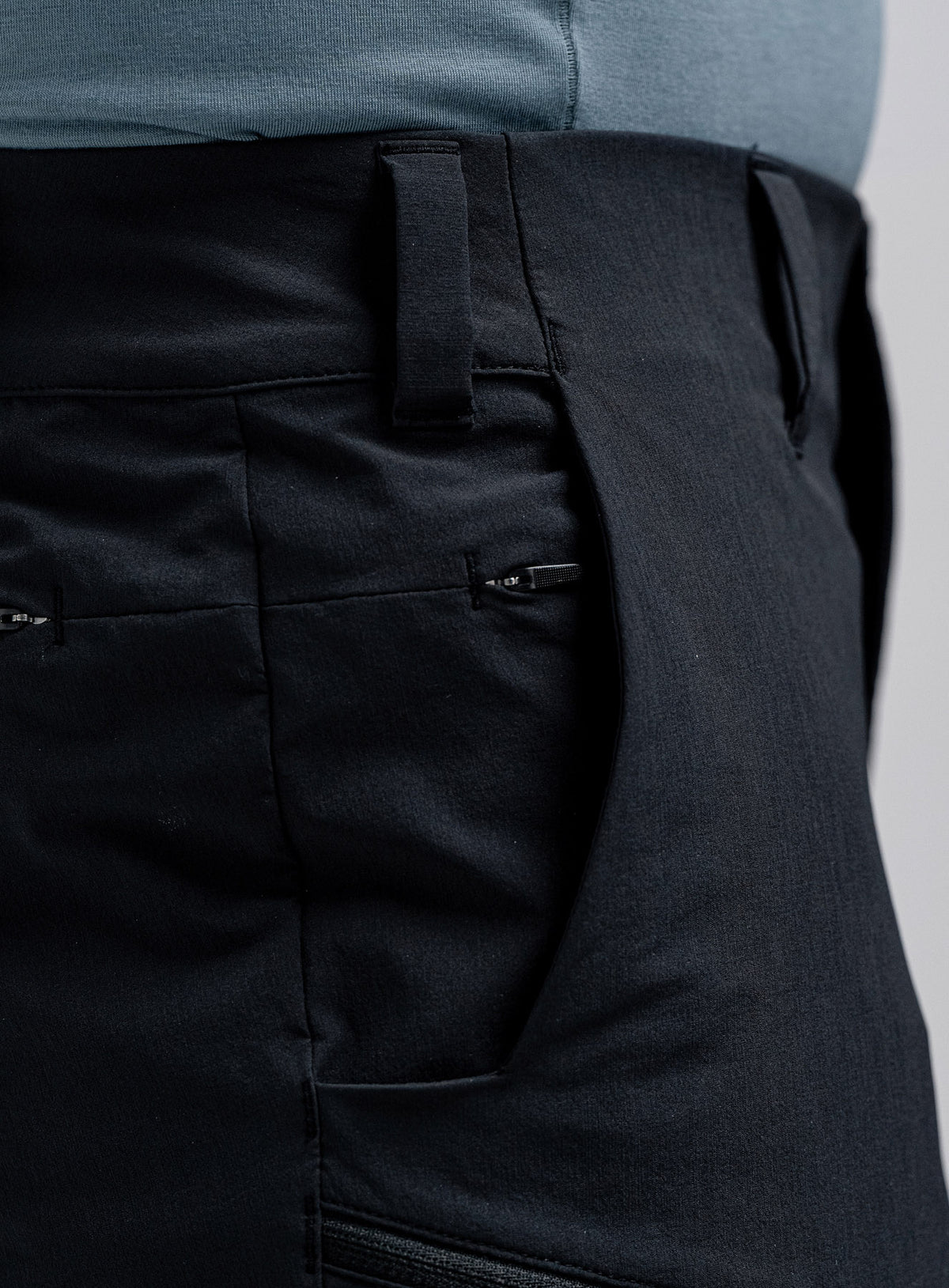 Concealed Zipped Pocket