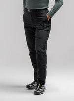 A studio shot of Women's Oryon Trousers in Obsidian Black (SS)