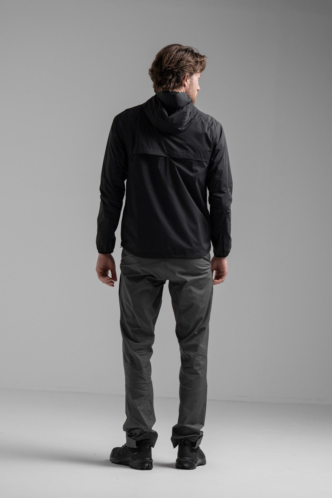 Windguard Oryon Windguard Black Jacket | Windproof ThruDark Shell Jacket