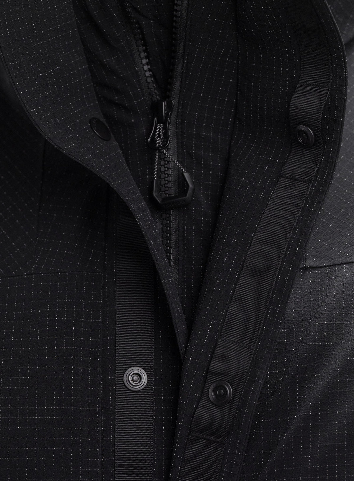 Bonded Double-Placket Closure