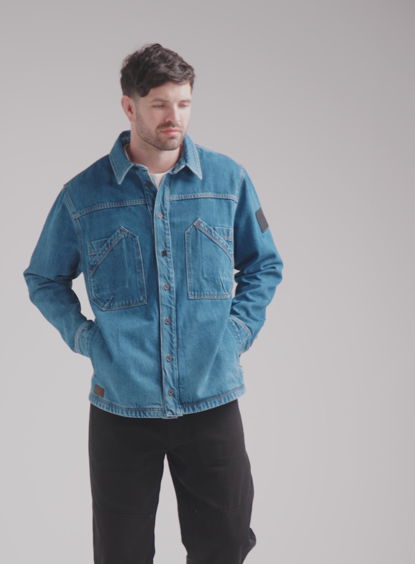 Hem Video Of Dissident Denim Overshirt (Video)