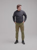 ThruDark Men's Wraith Crew Long Sleeved Navy Blue T-Shirt.
