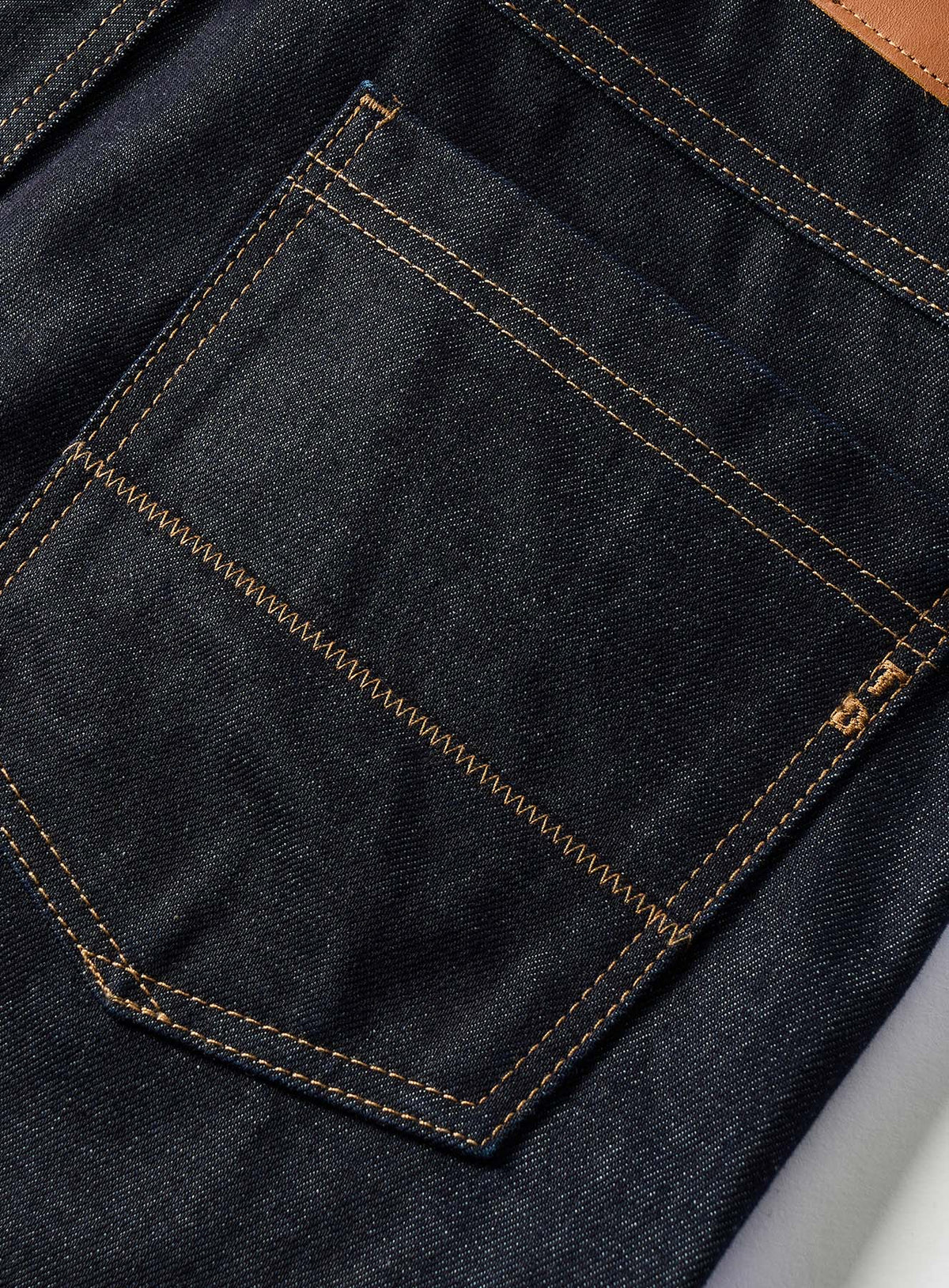 Reinforced Arcuate Back Pocket