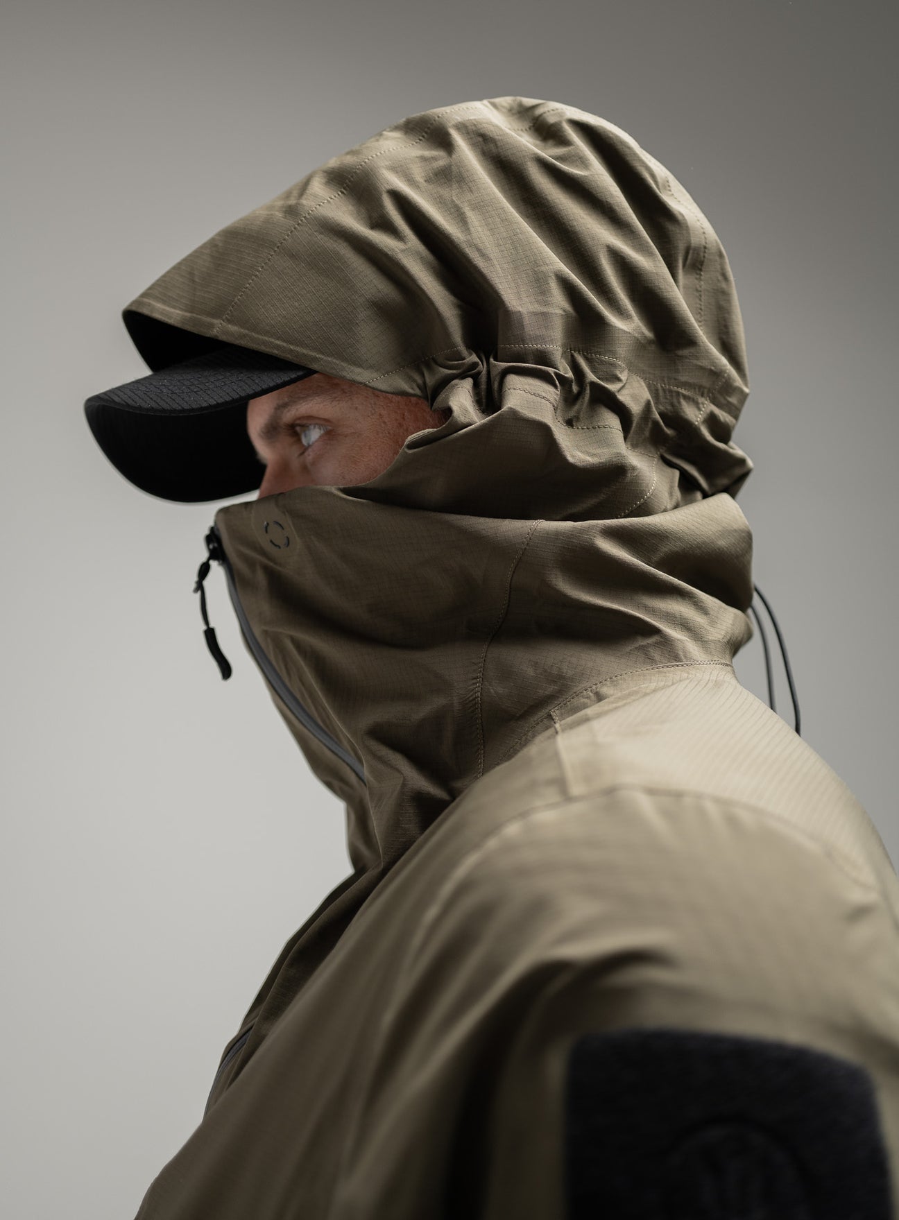 Scout Smock | Khaki Waterproof & Insulated Pullover Jacket | ThruDark