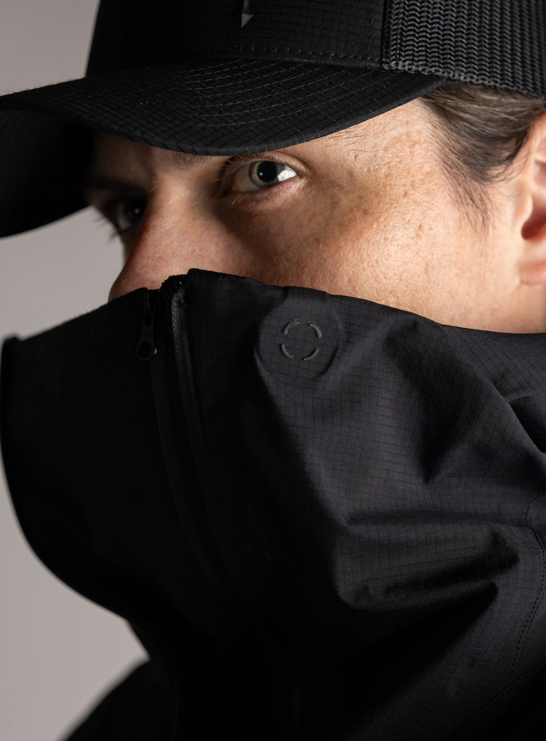 Scout Smock | Black Waterproof & Insulated Pullover Jacket | ThruDark