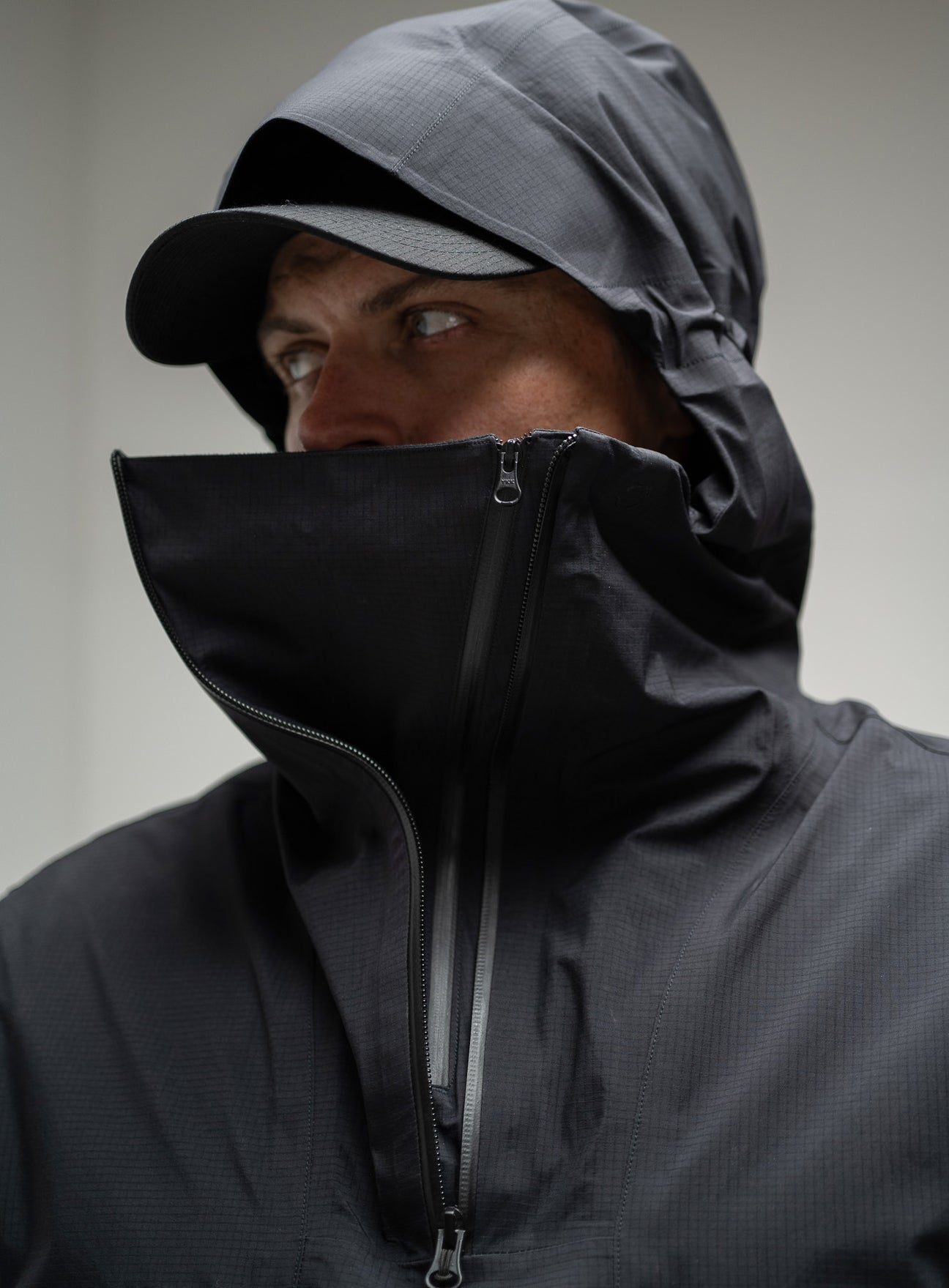 Scout Knit Poncho Black