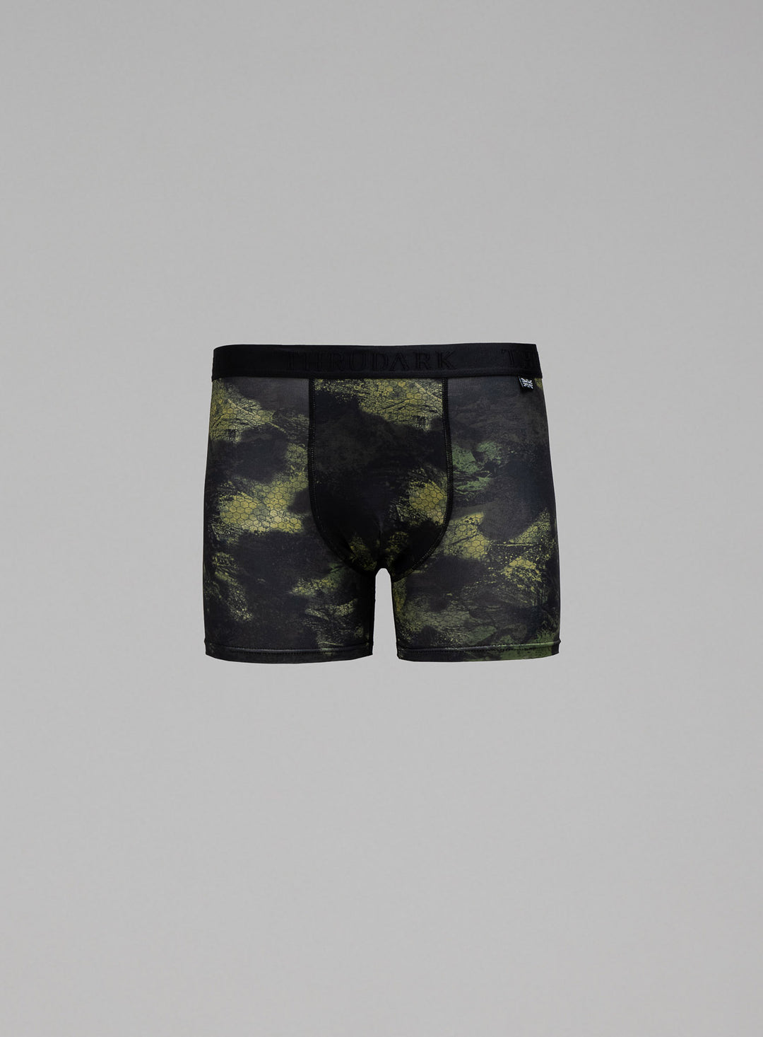 Men's Black Printed Shadow Active Boxer 3 Pack Underwear | ThruDark