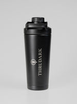 A cut-out image of Shaker Bottle in Obsidian Black (GM)