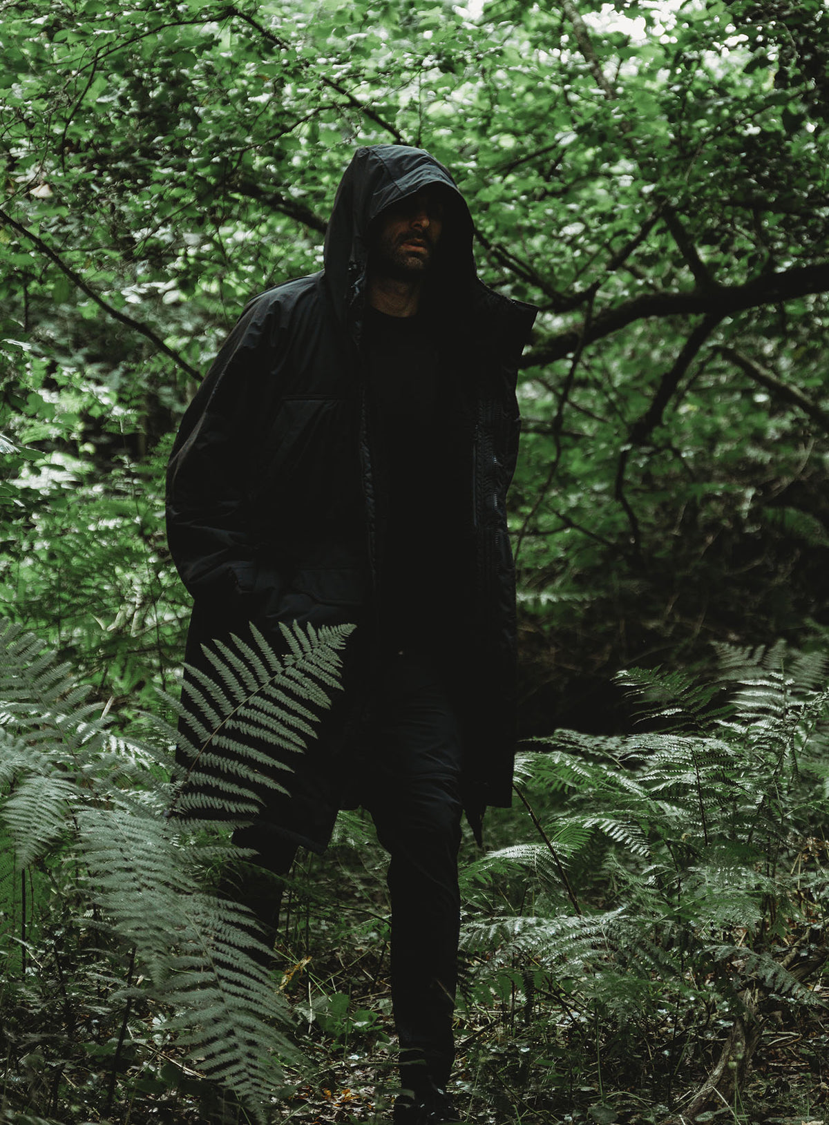 An in the field image of Shroud in Obsidian Black (ITF)