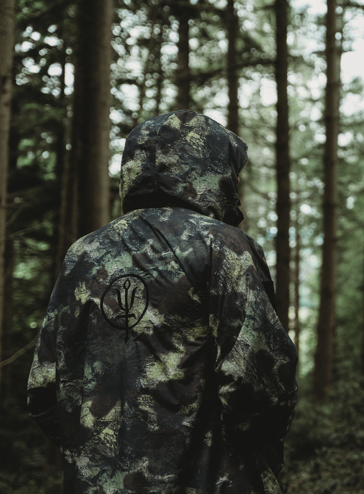 An in the field image of Shroud in Temperate Camo (ITF)