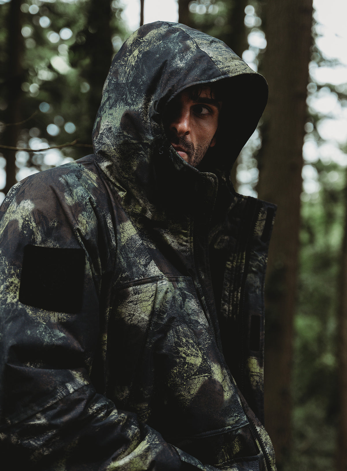 An in the field image of Shroud in Temperate Camo (ITF)