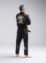 A studio shot of Men's ThruDark X Scramble Jungle Warfare Gi in Obsidian Black (SS)