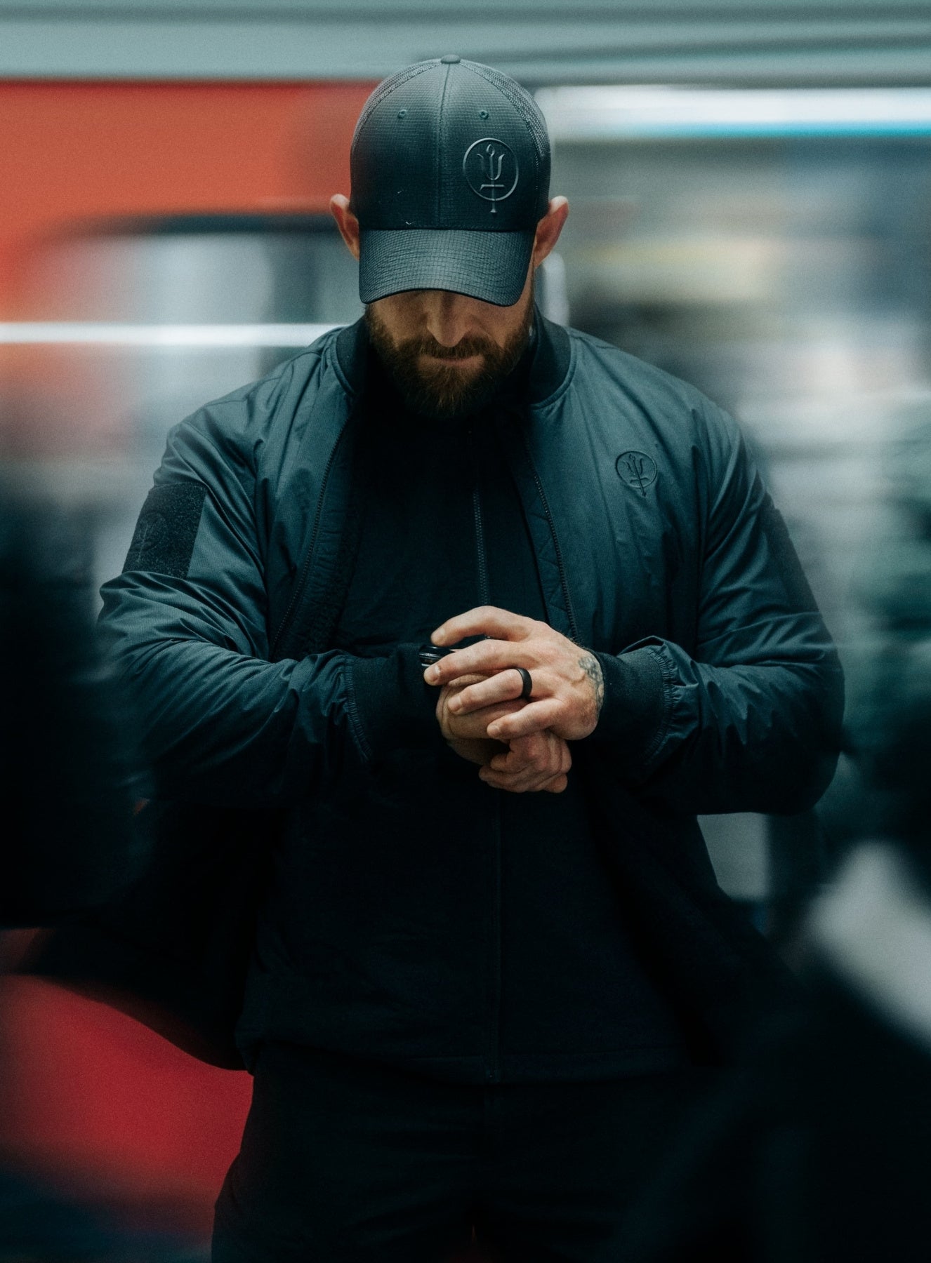Wraith Jacket Wraith Bomber Jacket | Black Lightweight Soft Shell | ThruDark