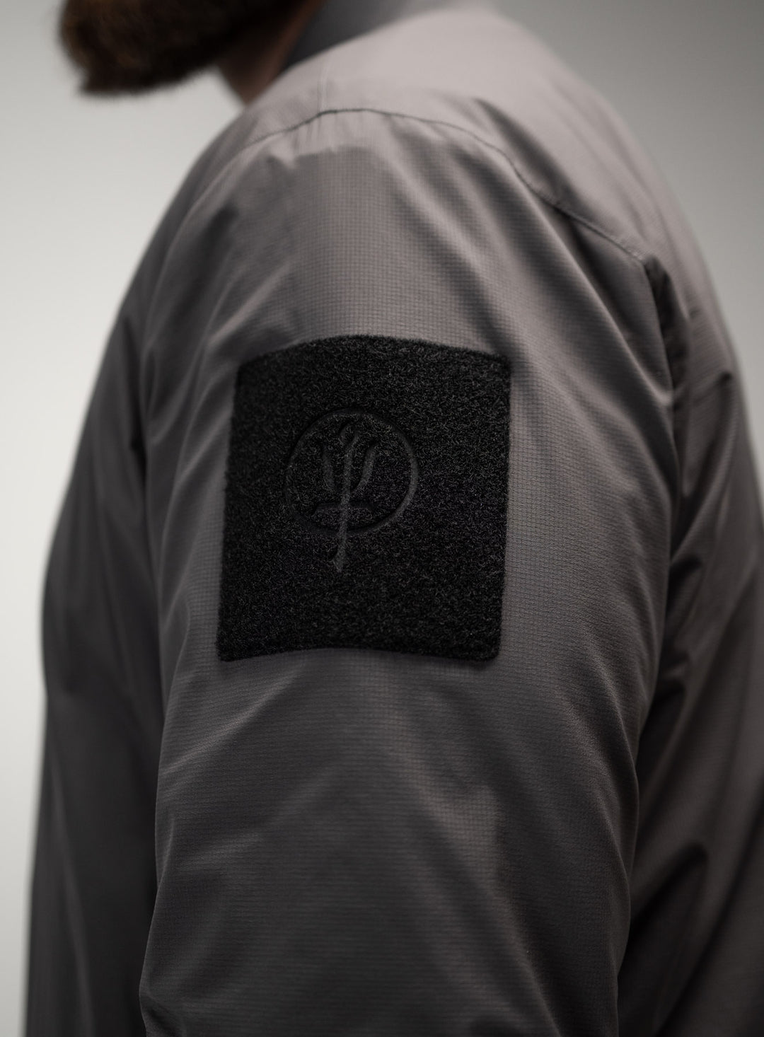 Wraith Jacket Wraith Bomber Jacket | Grey Lightweight Soft Shell | ThruDark