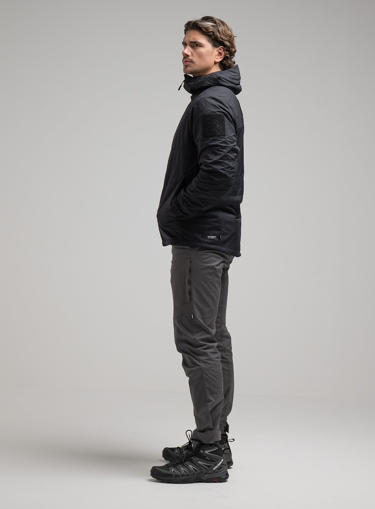 Wraith Jacket Wraith Hooded Jacket | Black Lightweight Soft Shell | ThruDark
