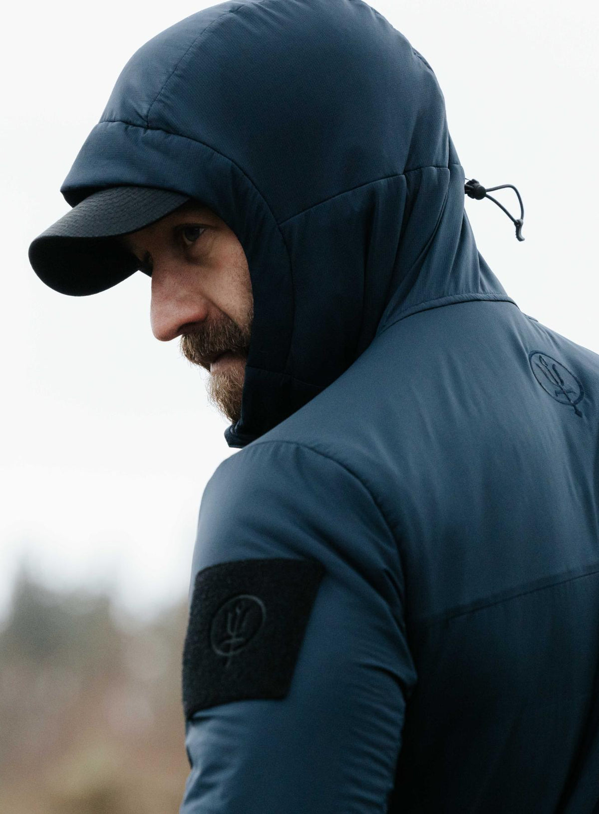 Creative Image Of Wraith Hooded Jacket In Dark Sapphire (ITF)