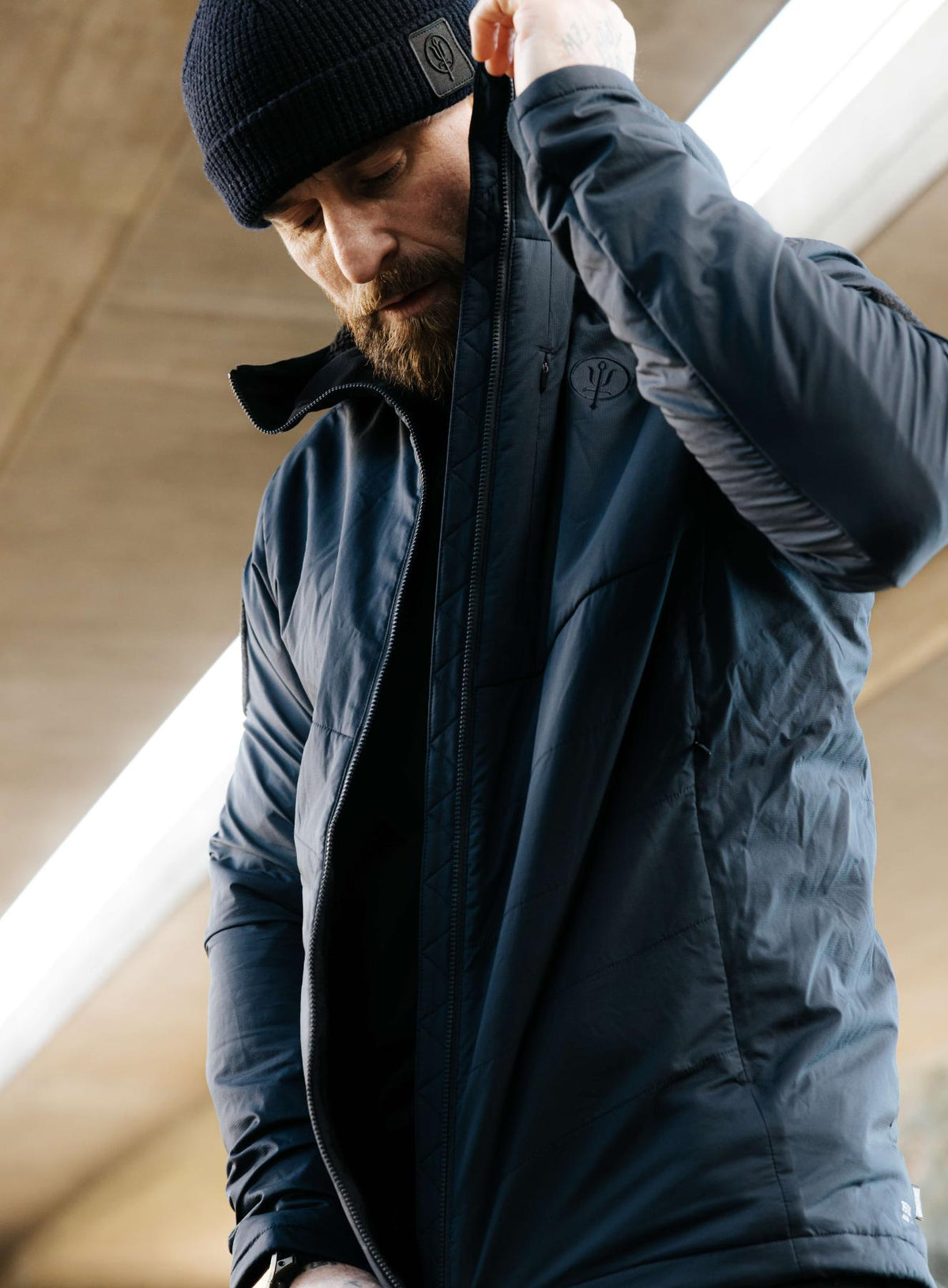Creative Image Of Wraith Hooded Jacket In Dark Sapphire (ITF)