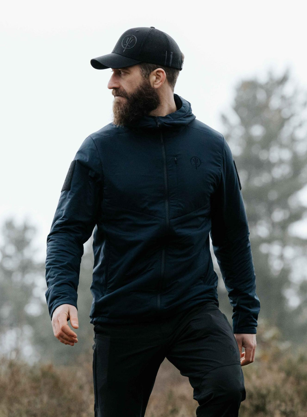 Creative Image Of Wraith Hooded Jacket In Dark Sapphire (ITF)