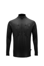 A cut-out image of Men's Oryon Delta Long Sleeve T-Shirt in Obsidian Black (GM)